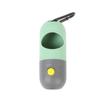 Carregar imagem no visualizador da galeria, Dispensador de sacos de cocó para cães degradáveis com Luz LED Suporte