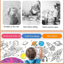 Carregar imagem no visualizador da galeria, Rolo de papel pegajoso para desenho infantil