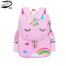 Carregar imagem no visualizador da galeria, Mochila escolar de animais fofo| Mochila pequena para meninas mochila do jardim de infância.