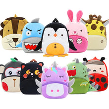 Carregar imagem no visualizador da galeria, Mochilas infantis de pelúcia com animais fofos | Mochila escolar Meninas Meninos