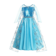 Carregar imagem no visualizador da galeria, Menina neve rainha elsa crianças trajes