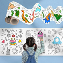 Carregar imagem no visualizador da galeria, Rolo de papel pegajoso para desenho infantil