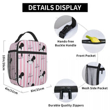Carregar imagem no visualizador da galeria, Disney Mickey Mouse Minnie Insulated Lunch Bag Thermal Bag Reusable High Capacity Tote Lunch Box Men Women College Travel
