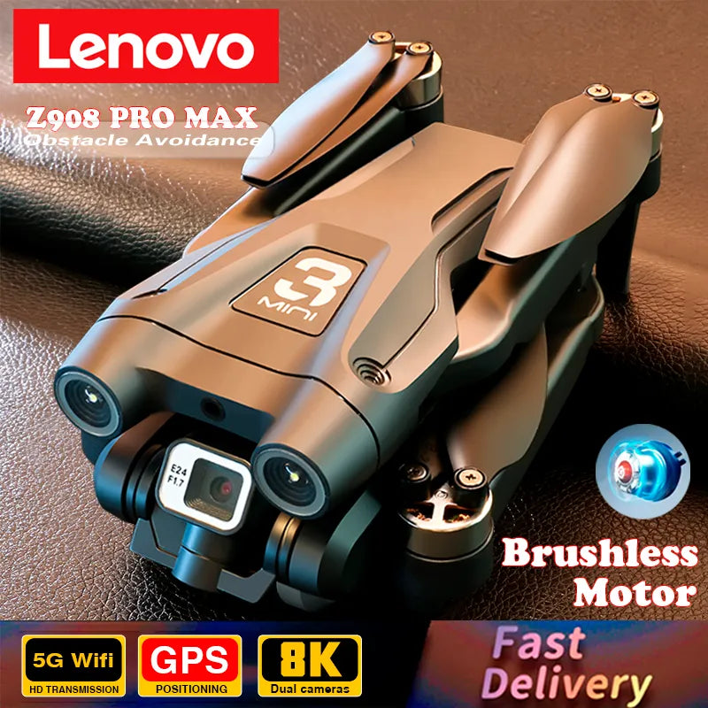 Drone com Camera Profissional Lenovo Z908Pro Pro Max